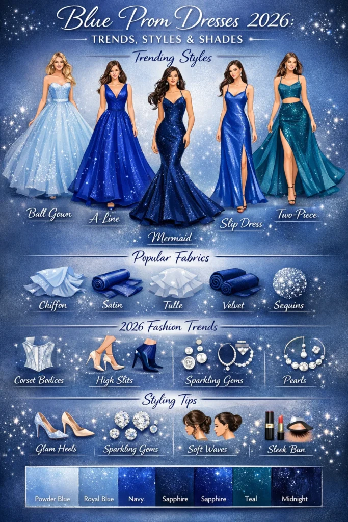 Blue Prom Dresses
