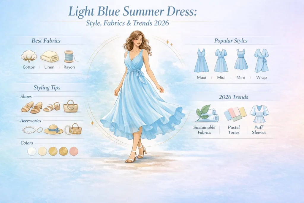 Light Blue Summer Dress