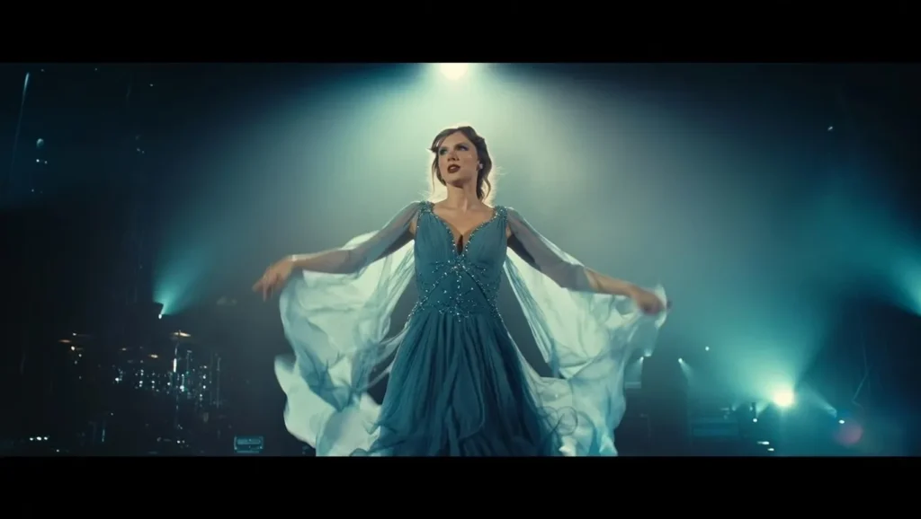 Taylor Swift Blue Dress