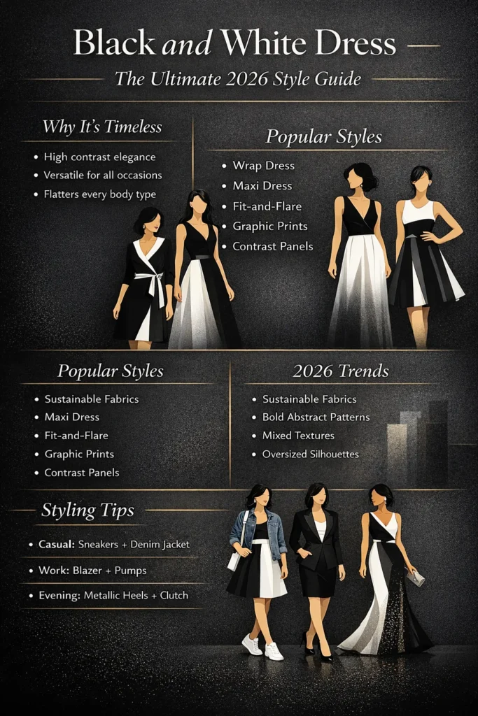 Black And White Dress