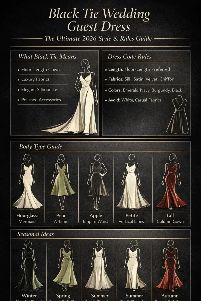 Black Tie Wedding Guest Dress