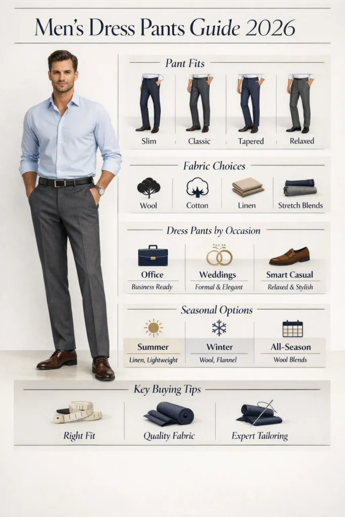 Mens Dress Pants
