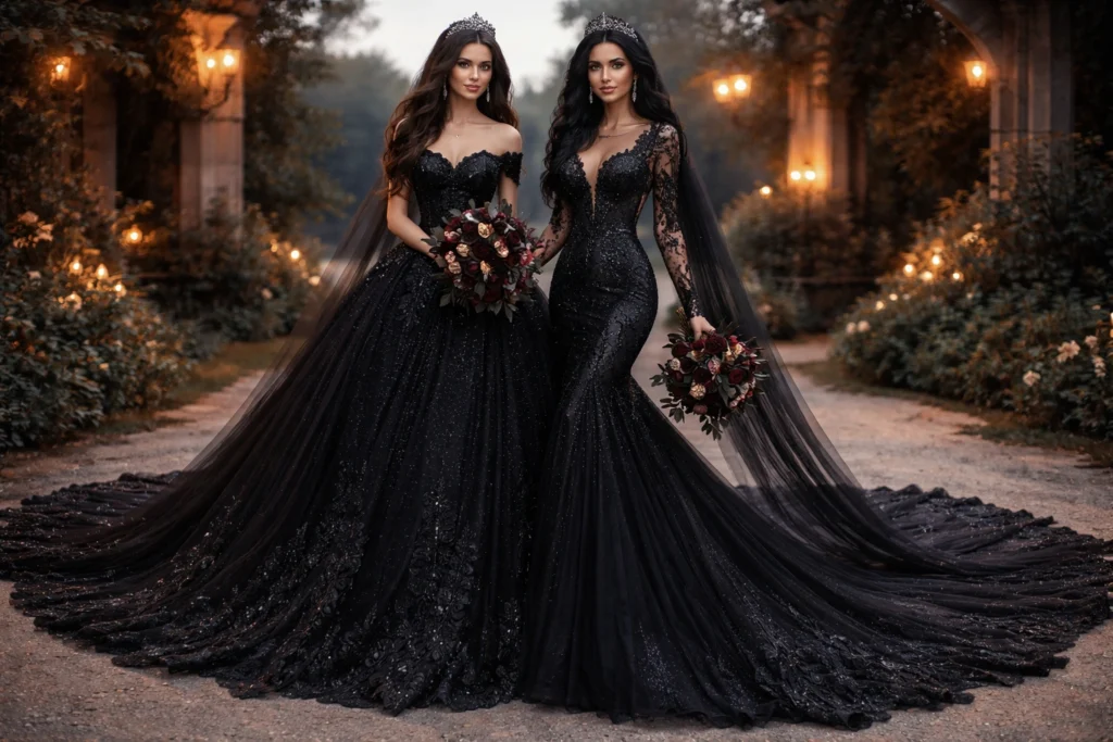Black Wedding Dress