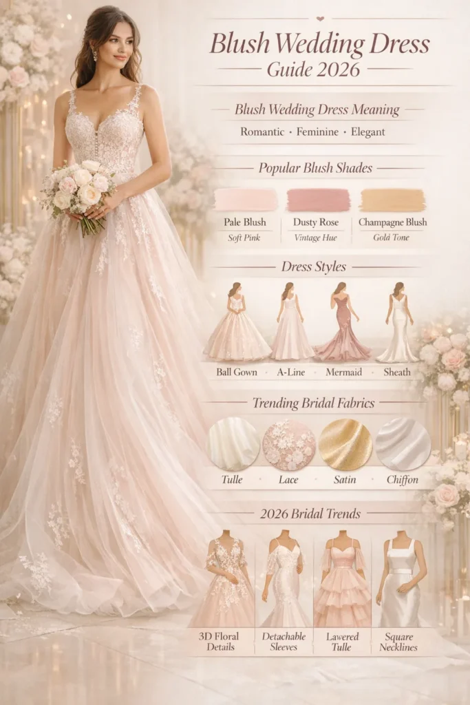 Blush Wedding Dress