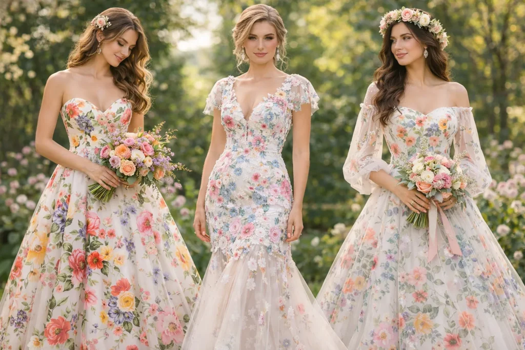 Floral Wedding Dresses