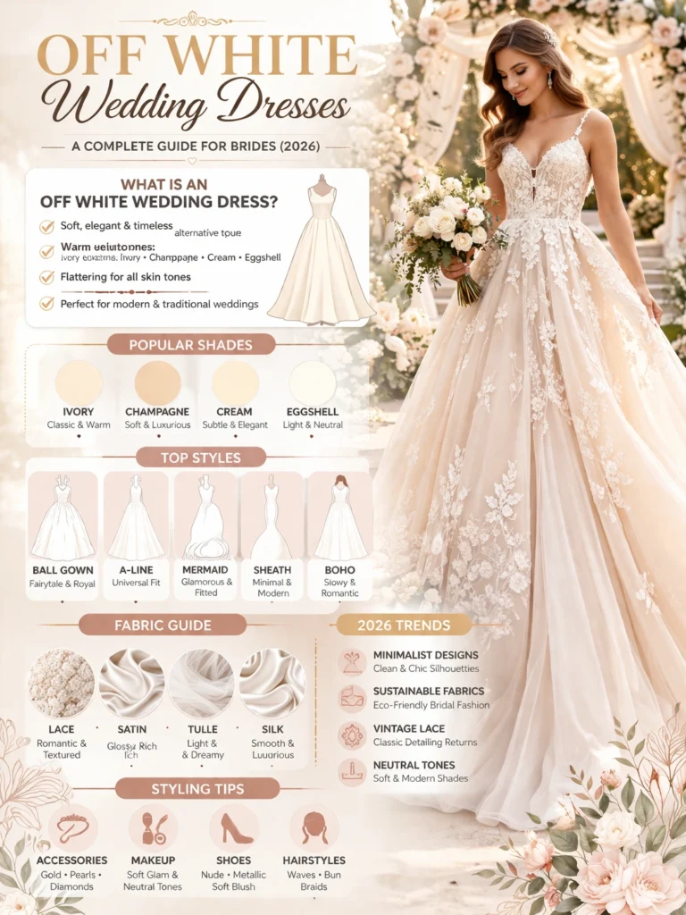 Off White Wedding Dress