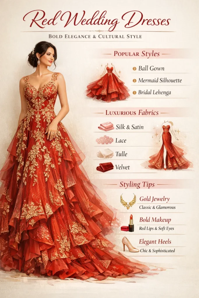 Red Wedding Dresses