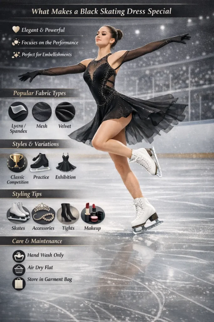Skating Dress Black