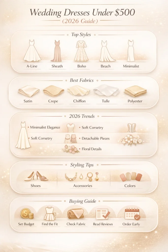 Wedding Dresses Under $500