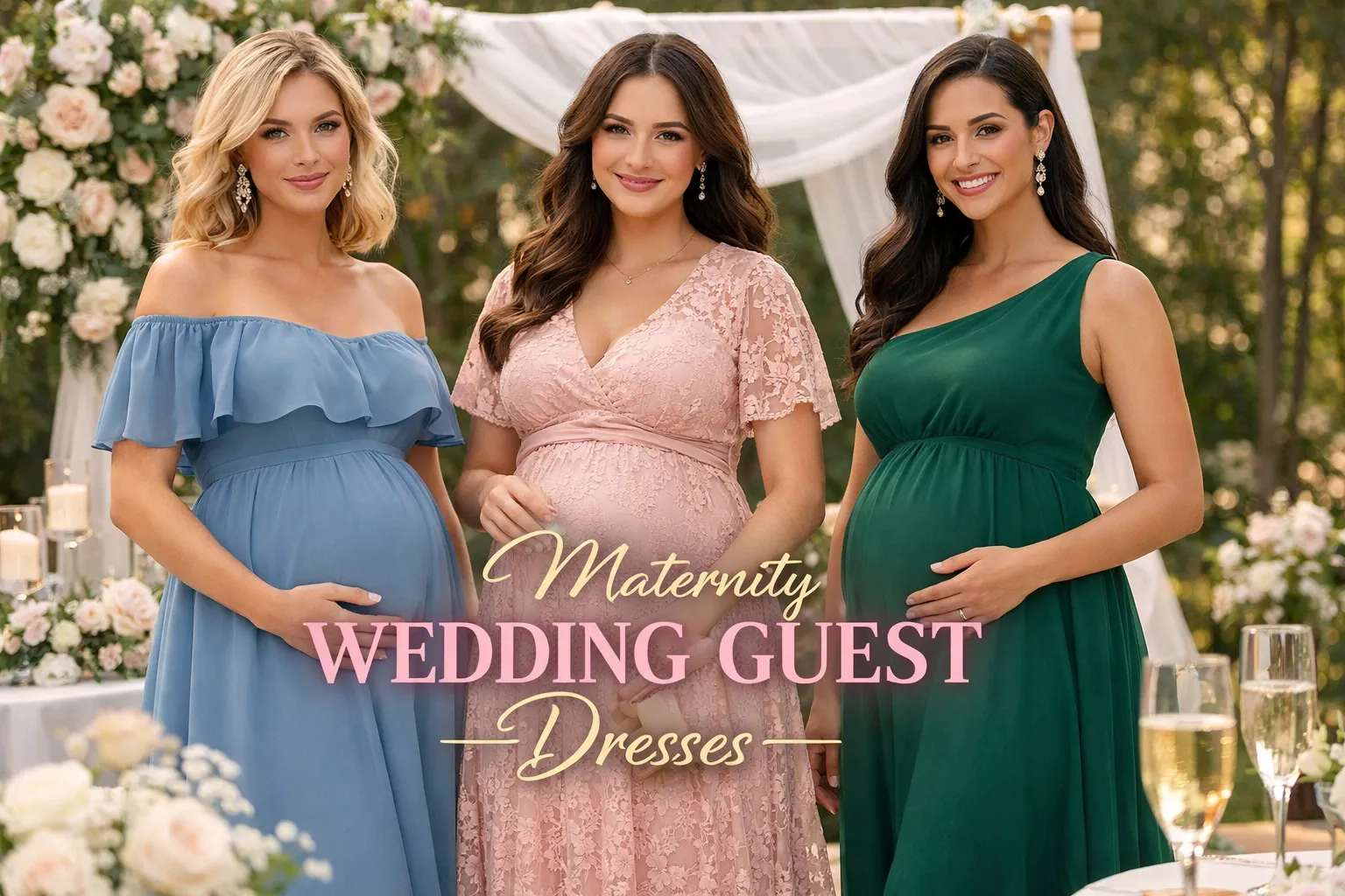 green emerald velvet dress AISWI Maternity Cocktail Dress Sparkly Mesh Wrap Bodycon Baby Shower  Wedding Guest Pregnancy Shoot Fall V Neck Formal Long Sleeves, Blue, Small  at Amazon Women's Clothing store