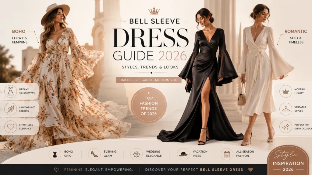 Bell Sleeve Dress