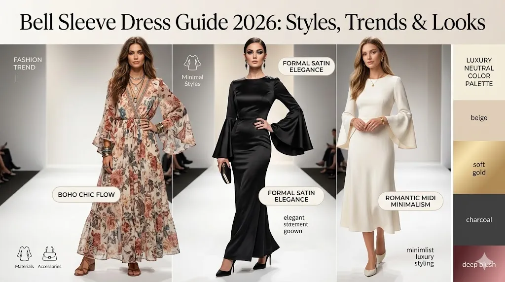 Bell Sleeve Dress