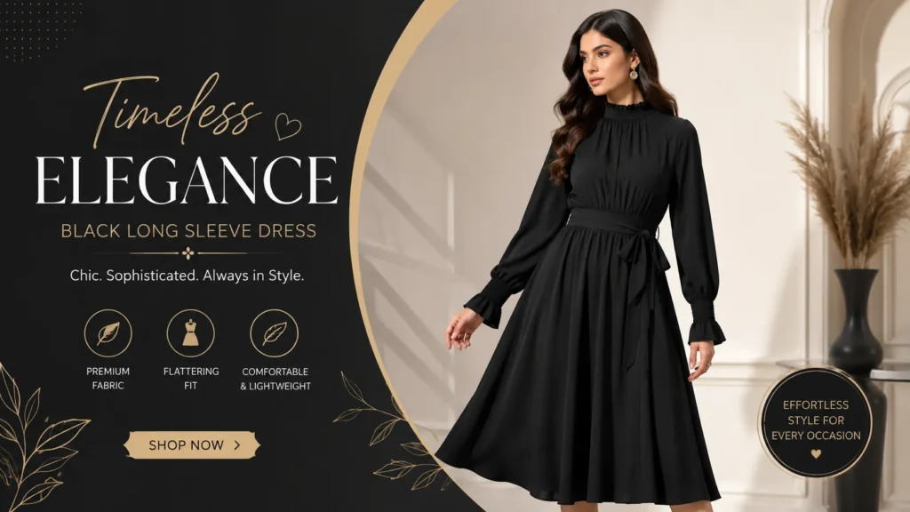 Black Long Sleeve Dress