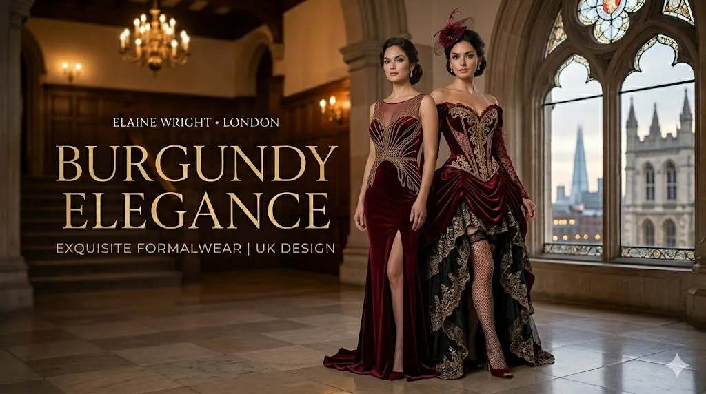 Burgundy Formal Dress