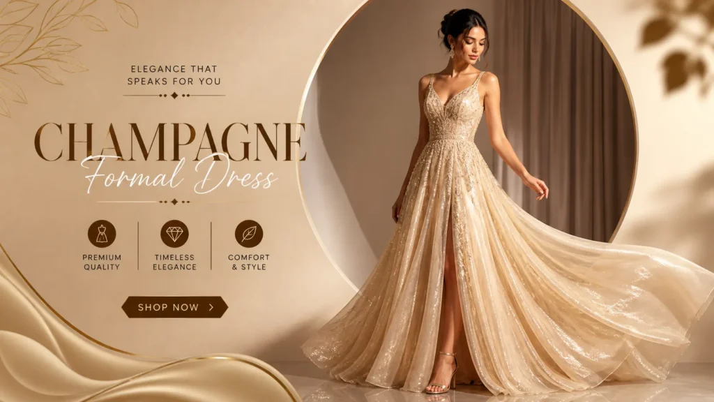 Champagne Formal Dress
