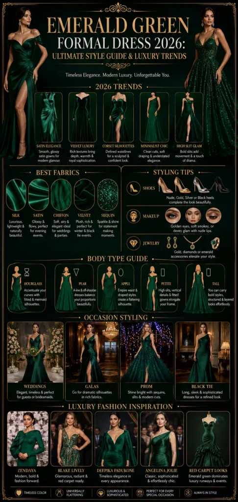 Emerald Green Formal Dress