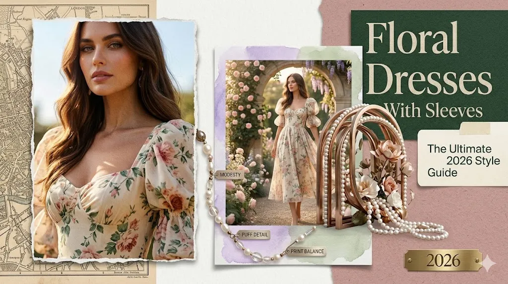 Floral Dresses With Sleeves