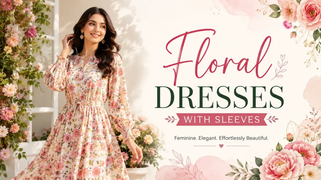 Floral Dresses With Sleeves