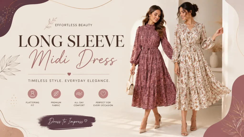 Long Sleeve Midi Dress