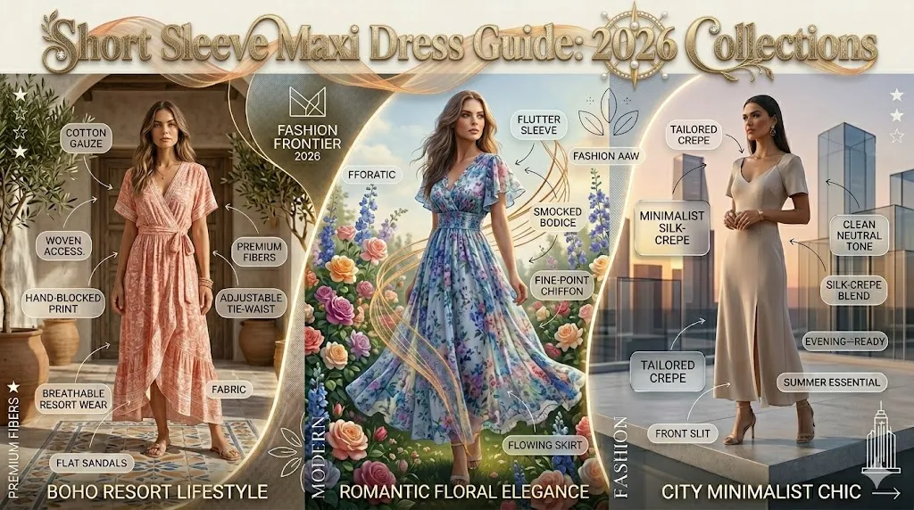 Short Sleeve Maxi Dress
