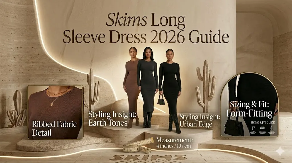 Skims Long Sleeve Dress