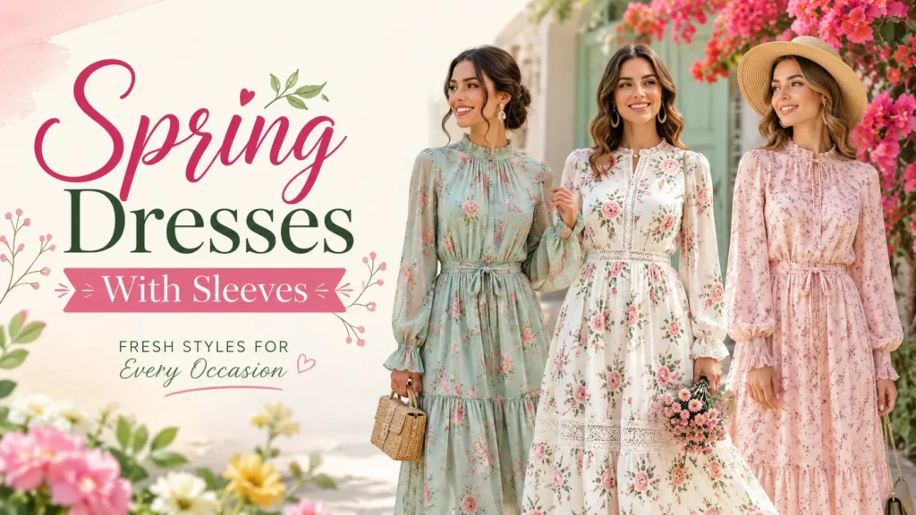 Spring Dresses With Sleeves