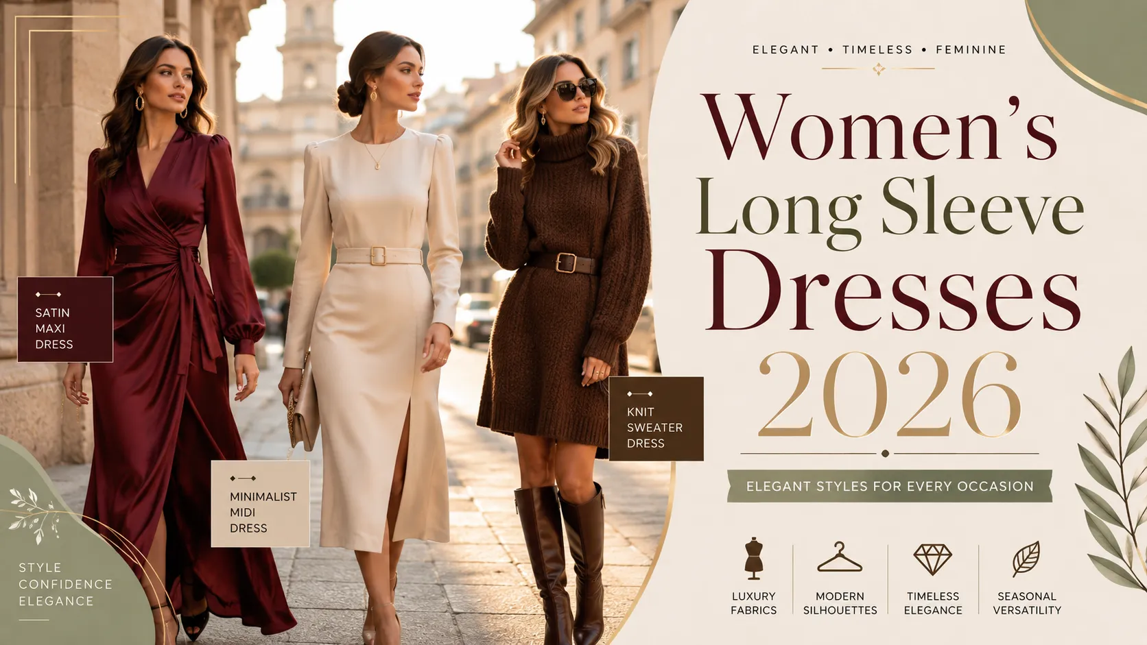 Women's Long Sleeve Dresses